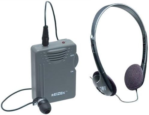 Elite Paketi: Reizen Loud Kulak 120dB Kazanç Kulaklık ve Ekstra Kulaklıklar ile Kişisel Amplifikatör