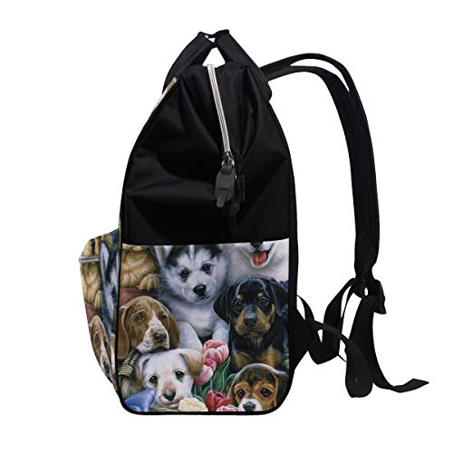 Bebek bezi Çantaları Sırt Çantaları Mumya Sırt Çantası ile Çeşitli Yavru Köpek Seyahat Dizüstü Sırt Çantası