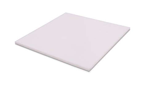 Polymersan Teflon-PTFE Bakire Plastik Levha Levha 2mm (0.078)x12x18 inç, Beyaz