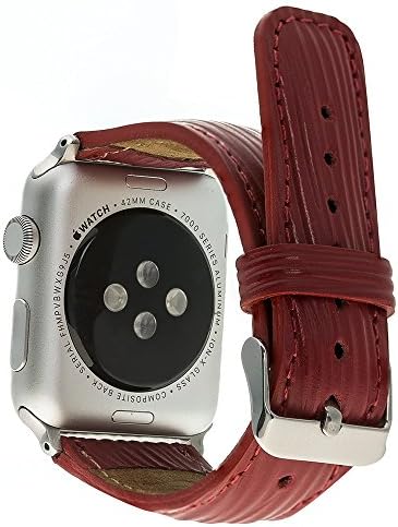 Solo Pelle Apple Watch Serisi 1/2/3 AK Deri 38mm kayış Mavi Deri kolay Saat Adaptörü Konektörü Değiştirme mekanizması ve toka