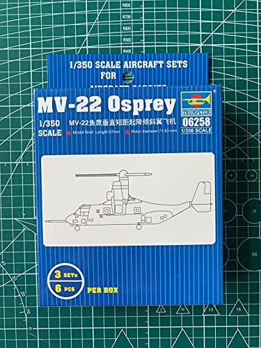 Trompetçi TR06258 1/350 Uçak Setleri MV-22 Osprey 6 adet Plastik Model Seti