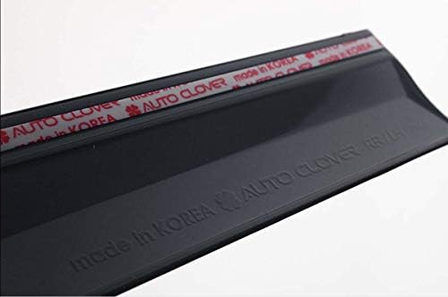AUTOCLOVER Füme Siyah Yan Pencere Rüzgar Deflector Spor Visor Yağmur Rüzgar Muhafızları 6 p 2020 Hyundai Palisade için