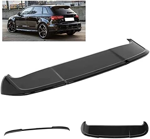 DAİRUİR Arka Çatı Spoileri, Parlak Siyah ıçin RS3 Tarzı A3 8 V Sportback 5 Kapı ıçin Fit 2013-2020 Araba Aksesuarları
