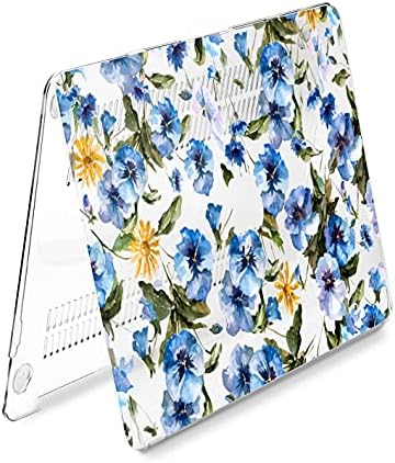 Cavka Sert Kabuk Kılıf Değiştirme için MacBook Pro 13 A2338 2020 Hava 13 A2179 Retina 2015 Mac 11 Mac 12 Desen Mavi Dizüstü Suluboya