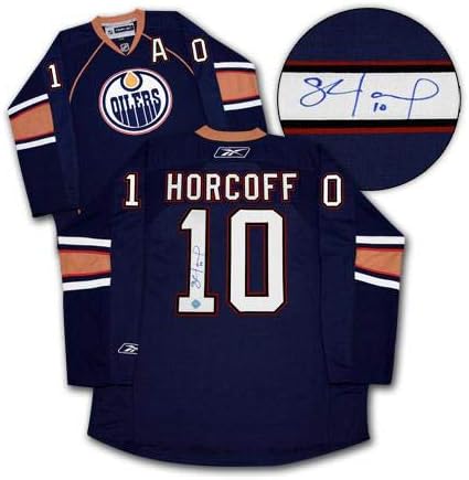 Shawn Horcoff Edmonton Oilers İmzalı Reebok Forması-İmzalı NHL Formaları