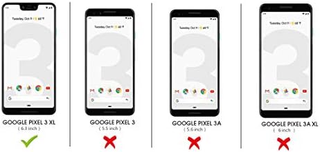 Google Piksel 3 XL Kılıf, Google Piksel 3 XL İnce Kılıf, Xperg Silikon Jel Kauçuk Kılıf Yumuşak Mikrofiber Bez Astar Yastık Google