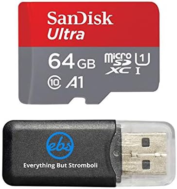 SanDisk 64GB Ultra UHS-I Sınıf 10 Micro SDXC Hafıza Kartı, Motorola Moto X4, G5S Plus, G5S, Z2 Force Edition, E4 Plus, Z2 Play,