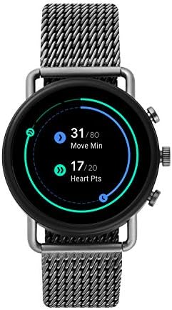 Kalp Atış Hızı, GPS, NFC ve Akıllı Telefon Bildirimleri ile Skagen Bağlantılı Falster 3 Gen 5 Paslanmaz Çelik Dokunmatik Ekranlı