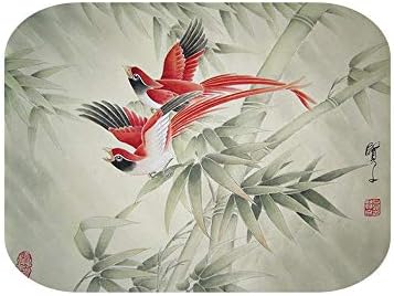 Dikiş Nakış Kiti / DIY Bitmemiş 100 % Dut İpek Suzhou Nakış Desenleri Setleri El Yapımı İğne Kitleri, Bambu ve Kuşlar-Boyutu