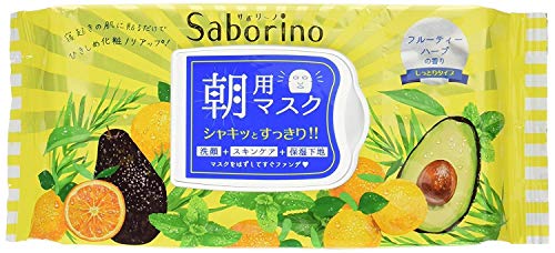 BCL Saborino Sabah Bakımı 3'ü 1 Arada Meyveli Bitki Yüz Maskesi Japonya Nem Kozmetik