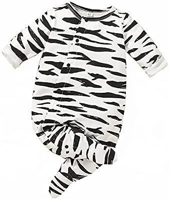 Bebek Bebek Erkek Kız Leopar Bodysuit Tulum Uzun Kollu Tek parça Romper Footies Playwear Kıyafet Giyim