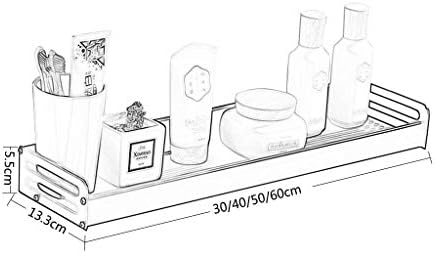 LXD Havlu Askısı Ücretsiz Delme Banyo Havlu Bar Uzay Alüminyum Duvar Asılı Havlu Bar Mutfak Banyo için Uygun, Siyah, 30 CM