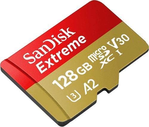 SanDisk Extreme V30 A2 128 GB Mikro SD Kart için DJI Mavic Mini 2 Drone Sınıf 10 4 K SDXC Paket ile 1 Her Şey Ama Stromboli Mikro