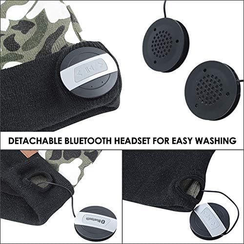 SuMade Su Geçirmez Şapka, Koşu Yürüyüşü için Unisex Kablosuz Bluetooth Kapağı