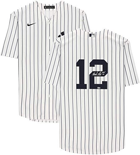 Wade Boggs New York Yankees İmzalıHOF 05 Yazılı Beyaz Nike Replika Forması - İmzalı MLB Formaları