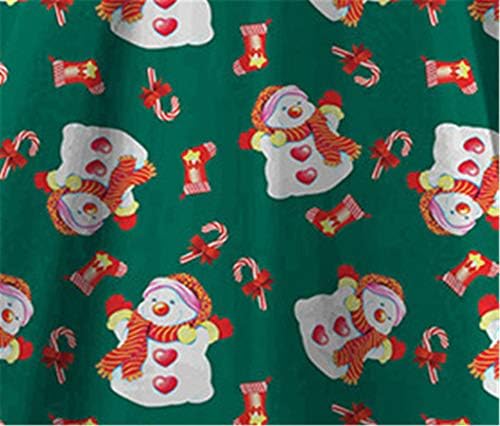 Andongnywell Kadın Off-The-Omuz Uzun Kollu Baskılı Noel Elbise Vintage Kokteyl Noel Elbise ile Cep