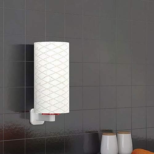 SCDZS Dikey Tuvalet mutfak kağıt havlu askısı-ıçin Mutfak Banyo Duvara monte Kağıt havlu askısı Yapıştırıcı Olmayan delinmiş