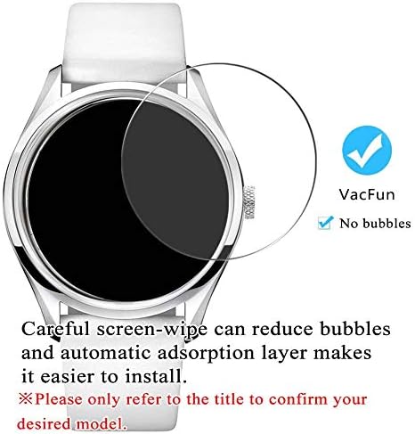 [3 Paket] Synvy Temperli Cam Ekran Koruyucu, OMEGA ile Uyumlu 123.20.35.20.06.001 9 H Film Smartwatch akıllı saat Koruyucular