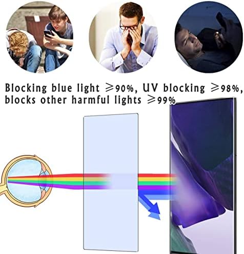 Vaxson 2-Pack Anti Mavi ışık Ekran Koruyucu, LG Monitör ile uyumlu 32UD60-B / 32UD59-B 31.5 TPU Film Koruyucular Sticker [ Değil