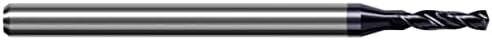 Harvey Tool Önceden Sertleştirilmiş Çelikler için Yüksek Performanslı Matkap, 0,762 mm, Malzeme İşleme: Karbür, (3'lü Paket)