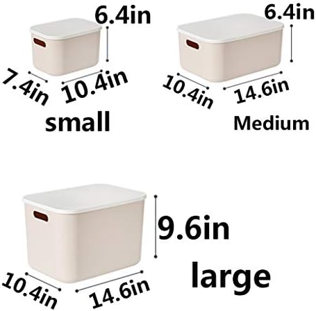 Saklama kutusu Ev Yurt Kapaklı Büyük Orta ve Küçük Plastik Oyuncak giysi saklama kutusu Net Ağırlık 0.7 lb (Boyut : M)