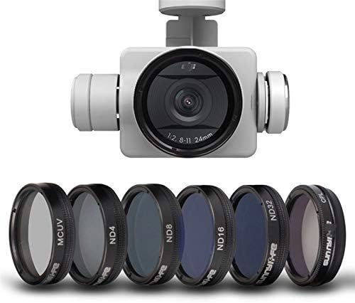 CHENJUAN Kamera Lens Filtre için DJI Phantom 4 PRO + V2.0 Phantom 4 Gelişmiş + MCUV Ayarlanabilir CPL ND4 ND8 ND16 ND32 Filtre