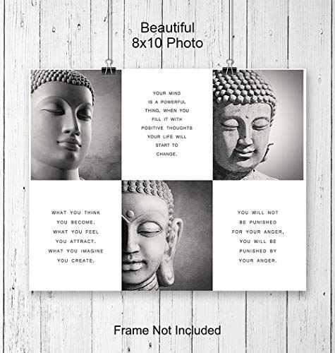 İlham Budizm Buda Tırnaklar - Zen Duvar Sanatı Ev Dekor-Dekorasyon için Spa, Oturma Odası, Yoga Stüdyosu, Ofis-Benzersiz Yeni