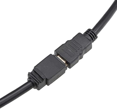 KFıdFran HDMI Kablosu 1.4 Erkek Dişi Konnektör 1.5 M Yüksek Hızlı Dijital Tel TV PC Projektör ile Uyumlu (HDMI-Kabel 1,4 Stecker