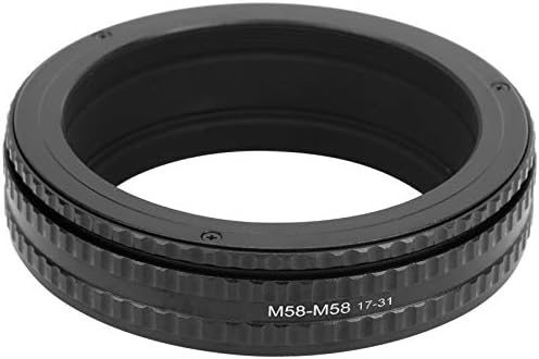 DDGD M58-M58 17-31mm Alüminyum Alaşım Tamir Amplifikasyon Lens Makro Lens Odaklama Tüp