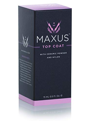 Maxus Nails Üst Kat Oje ile Yüksek Parlaklık, Çabuk Kuruyan, Net.5 Oz.