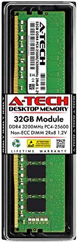 A-Tech 32 GB RAM Dell OptiPlex 7080 MT için (Mini Kulesi) - DDR4 3200 MHz PC4-25600 Olmayan ECC Tamponsuz DIMM 288-Pin Masaüstü