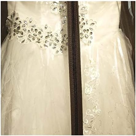 GEJUE Giysi Kapakları Nefes 1 PCE Dokunmamış düğün elbisesi için tozluk Gelin Konfeksiyon asılan saklama çantası Giyim Toz Geçirmez