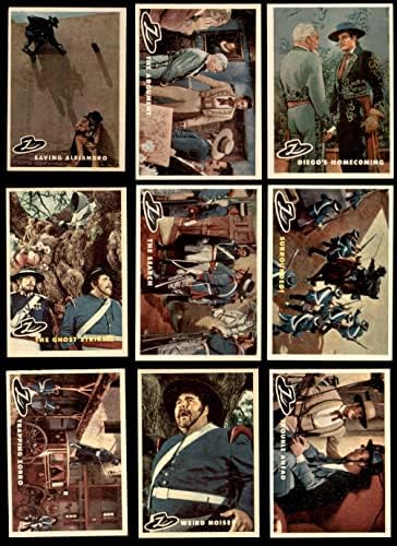 1958 Topps Zorro Komple Set-Premier (Kart) NM