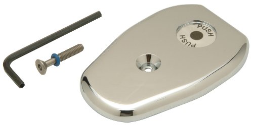 Zurn PR6000-MC-OB-G3 Oval Tarzı Metal Kapak için Geçersiz Kılma Düğmesi ile Aqua Sense Retro Gömme Pil Sensörü, G3