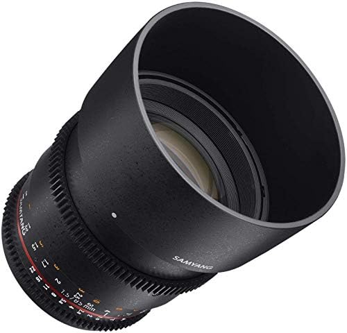 Samyang 85mm T1.5 VDSLR II Manuel Odaklama Video canon lensi DSLR Kamera