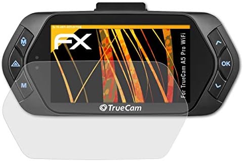 atFoliX Ekran Koruyucu TrueCam A5 Pro WiFi Ekran Koruma Filmi ile Uyumlu, Anti-Yansıtıcı ve Şok Emici FX Koruyucu Film (3X)