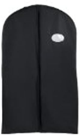 Depolama için Konfeksiyon Çantaları, Siyah Vinil Fermuarlı Elbise/Elbise Seyahat Konfeksiyon Çantası, Tuva Inc.tarafından 60.