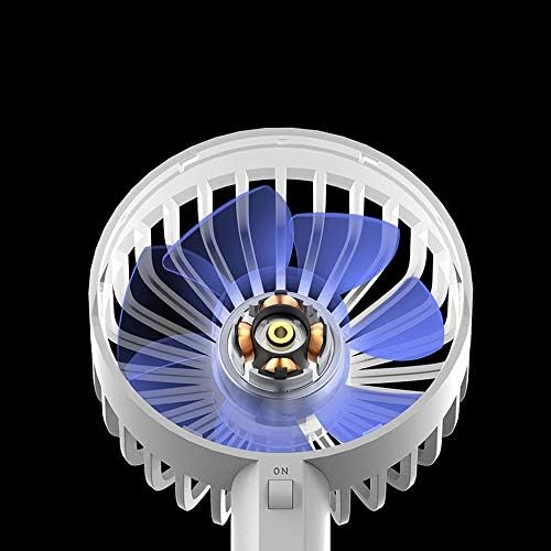 2 ADET Elektrikli Fan, taşınabilir El USB Taşınabilir Çok Fonksiyonlu Şarj Tek Tuşla Shift Oblate Kolu Istikrarlı ve Dilsiz,