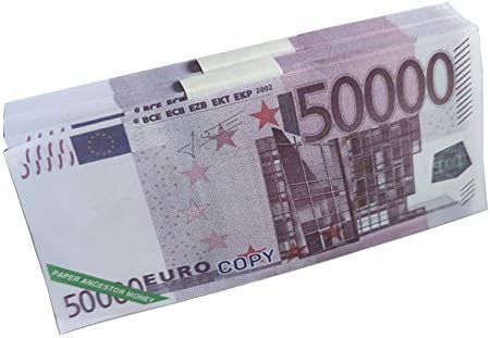 ZeeStar Korusun Atası Para Joss Kağıt Cehennem Cenazeler için Banknotlar, Qingming Festivali ve Aç Hayalet Festivali-Euro (160)