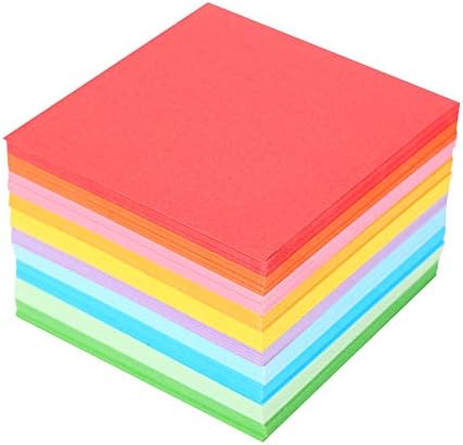 1 Paket 520 adet Origami Kiti, Origami Kağıt Çift Taraflı Renkli Katlanır Kağıt Renkli Çift Taraflı Origami Vinç Zanaat Levhalar