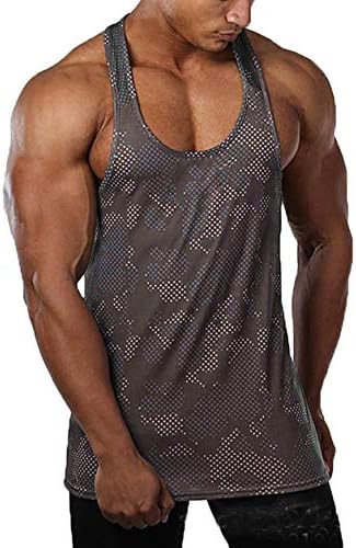 XARAZA erkek Kas Stringer Tankı Üstleri Atletik Egzersiz Gym Fitness Yelek T-Shirt