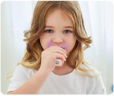 WFS Sevimli Elektrikli Diş Fırçası Çocuklar Otomatik Diş Fırçaları U-Şekilli 360° Temizleyici Erkek Kız Yaş 2-6 Yıl için Mavi