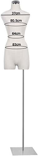 YAOJIA Maniquins Vücut Kadın Manken Torso ile Ayarlanabilir Standı / Kadınlar için Elbise Formu Takı Elbise Ekran Mankenleri