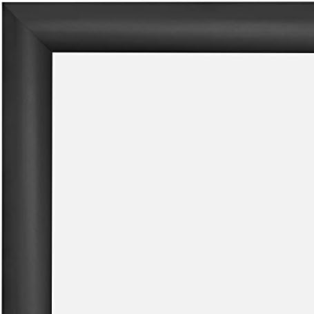 SnapeZo Poster Çerçevesi A3 Boyutu (11,7 x 16,5 inç), Siyah 1 İnç Alüminyum Profil, Önden Yüklemeli Geçmeli Çerçeve, Duvara Montaj,