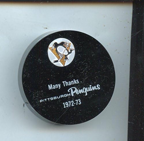 Orijinal 1972/1973 NHL Hokeyi Pittsburgh Penguins Kağıt Ağırlığı NRMT-NHL İmzalı Çeşitli Ürünler