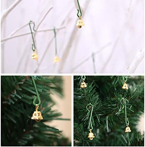 Ayrsjcl 20 Pcs Mini Jingle Bells Süsler Süslemeleri için Ev Noel Noel Ağacı Dekoratif El Sanatları