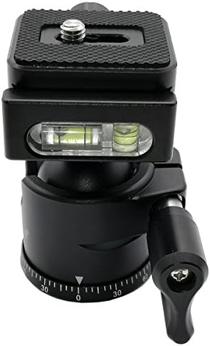 Koolehaoda Mini kamera tripodu Topu Kafa Mini Ballhead Düşük Ağırlık Merkezi Canon Nikon Sony DSLR için ILDC Kameralar Max. Yük
