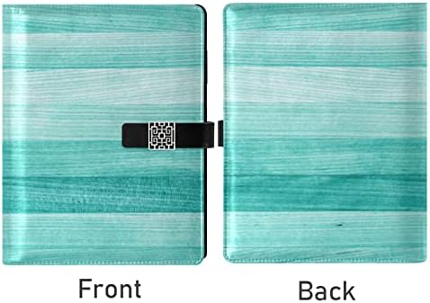Yeşil Plakalar deri defter Binder Doldurulabilir 6-Ring Binder A5 Dolum Kağıt için Uygun Orta Boyutu 9. 2X6. 7 İnç 100 Sayfa