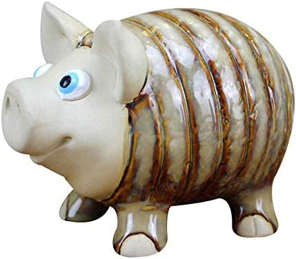JF-XUAN Süslemeleri Sanat Zanaat Seramik Domuz Bebek Porselen Şanslı Domuz Masaüstü Ev çocuk doğum günü hediyesi Dekorasyon