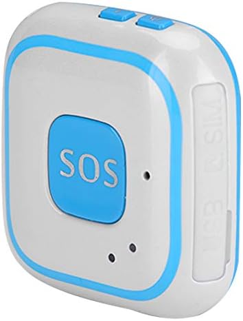 V BESTLIFE Mini GPS Bulucu Bulucu Mini SOS Alarm için Uygun Acil Kurtarma için Yaşlı/Çocuk ve Özel İnsanlar vb.(Mavi)